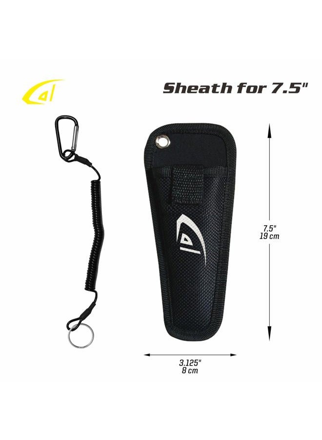 Danco Aluminum Fishing Side Cutters with Sheath, Fishing Line and Wire Cutter, Saltwater Safe, Fresh/Saltwater Fishing - Image 3