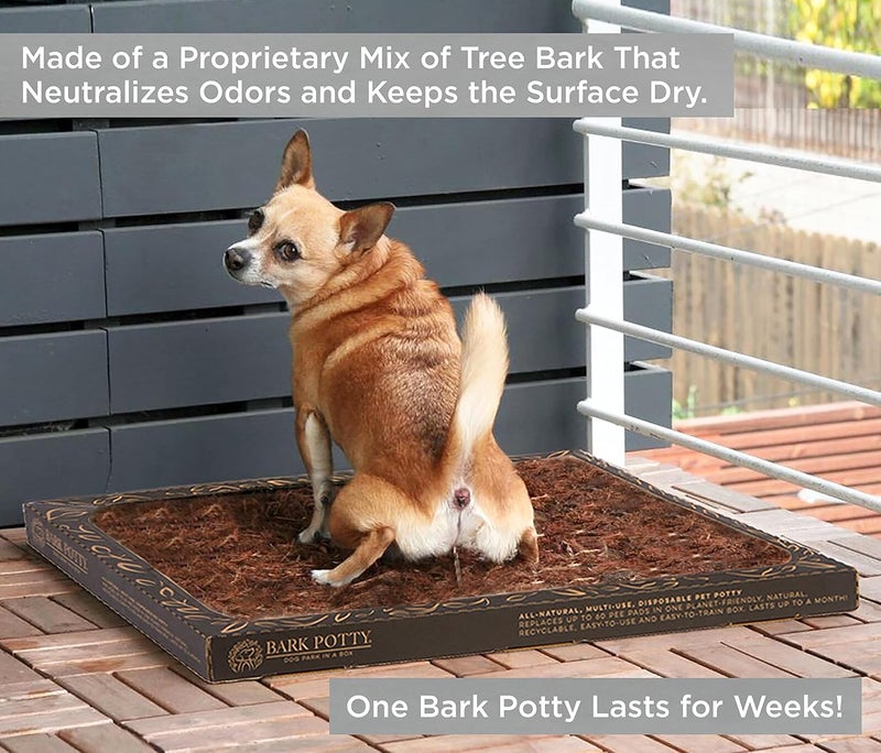 Bark Potty Standard Dog Potty Training Box - Disposable, Long-Lasting Pee Pad Litter Replacement - Leak Resistant, Multi-Use, Odor Neutralizing, Indoor/Outdoor Toilet Tray - Image 3