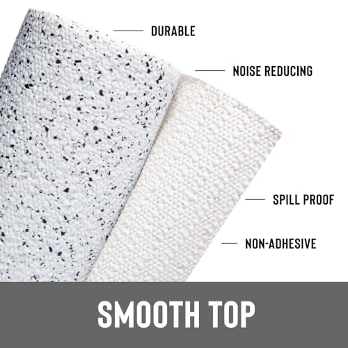 Con-Tact Brand Grip Prints Non-Adhesive Non-Slip Counter Top, Drawer/Shelf Liner, 12" x 20', Granite Black and White - Image 2