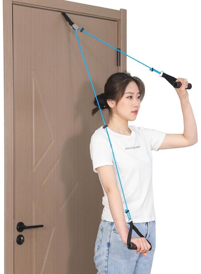 Fanwer Shoulder Pulley - Multi-Use Pulleys for Shoulder Rehab Over Door - Arm Rehabilitation Assisting Exercise Equipment for Rotator Cuff Recovery, Improve Flexibility Stretching, Range of Motion - Image 1