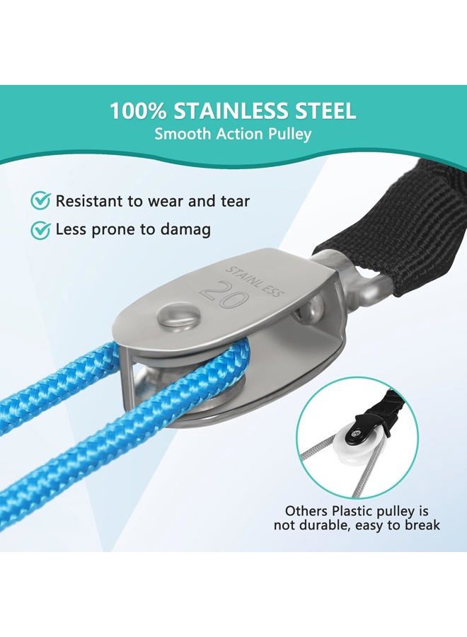Fanwer Shoulder Pulley - Multi-Use Pulleys for Shoulder Rehab Over Door - Arm Rehabilitation Assisting Exercise Equipment for Rotator Cuff Recovery, Improve Flexibility Stretching, Range of Motion - Image 3