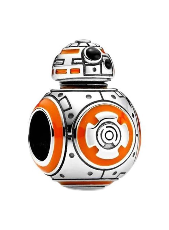 Star War series Dangle Charms Fit Women Bracelet Necklaces Fashion Gifts 925 Sterling Silver DIY Jewelry, Aperture 4.5mm, Silver, No Gemstone
