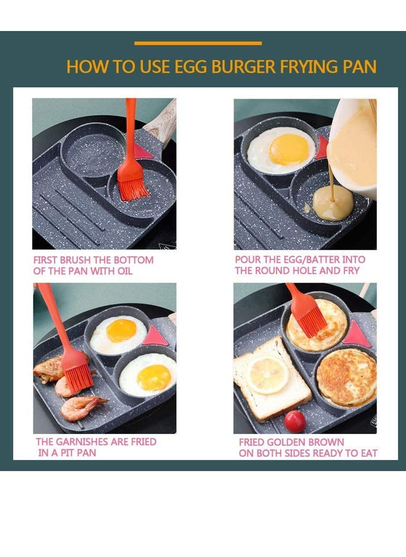 GO2CAMPS - Egg Frying/Pan Cake/Hamburger/Omlet Frying Pan Non-stick Cooking Pan Multipurpose - Image 1