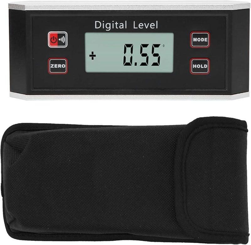 مستوى الميل الرقمي مع قاعدة مغناطيسية من البلاستيك ABS لأعمال المسح والنجارة - Image 2