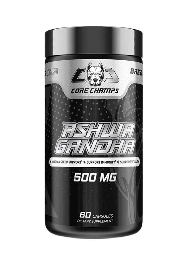 CORE CHAMPS كور تشامبس أشواغاندا 500 ملغ 60 كبسولة