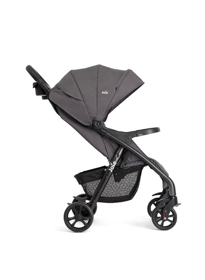 Joie Muze LX Travel System Baby Stroller with Juva Infant Car Seat - Thunder - Image 3