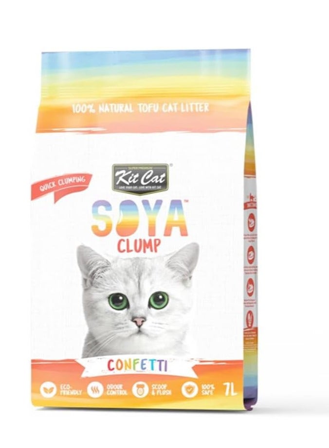 كيت كات فضلات فول الصويا من كيت كات - قصاصات 7 لتر، عبوة من 6 قطع - Image 2