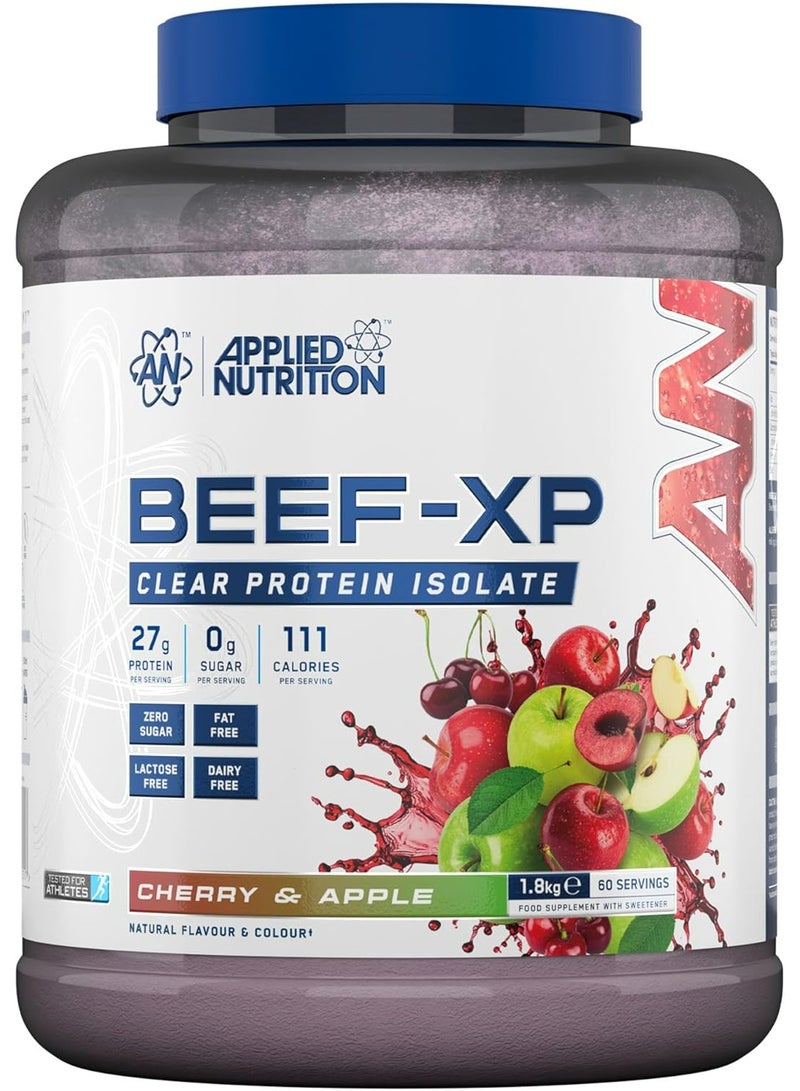 Applied Nutrition Clear Hydrolysed Beef-xp Protein - Cherry & Apple - (1.8 Kg) - Image 1