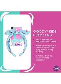Goody Kids Headband Ice Cream Print Comfort Fit For All Day Wear For All Hair Types Hair Accessories For Girls To Keep Your Hair Secured  - Image 3