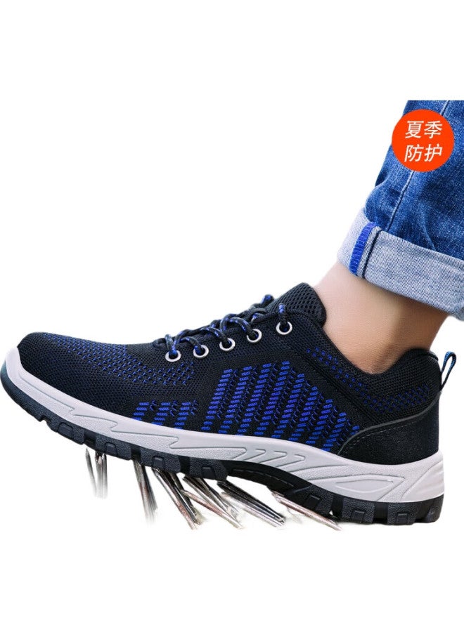 Blue Gull Shield Blue Owl Shield Safety Shoes For Men, Summer Breathable Lightweight Steel Toe Cap Puncture-Resistant Work Functional Shoes 2036 Size 44 - Image 3
