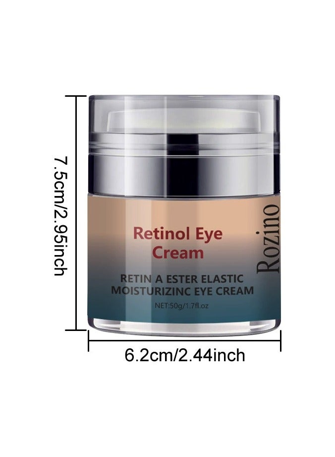 Rozino Multi-effect eye cream for repairing late nights, lightening fine lines, eye bags, dark circles, eye cream, firming eye area essence cream - Image 5