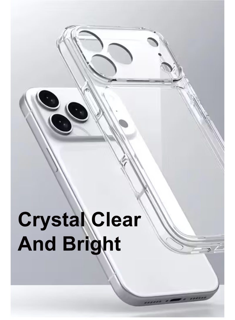 For iPhone 17 Pro - Ultra Thin Hard Transparent Anti Yellowing Phone Case , Scratchresistant Case, Phone Protection, Minimalist Cover, Clear Phone Case, Durable Material, Reinforced Edges, Clear Phone Shell, Protective Cover - Image 2