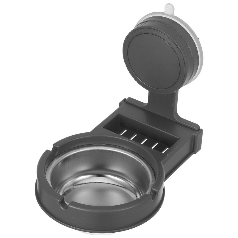 حامل سجائر الحمام المثبت على الحائط مع كوب شفط قابل للفصل حاوية رماد معلقة بدون حفر - Image 2