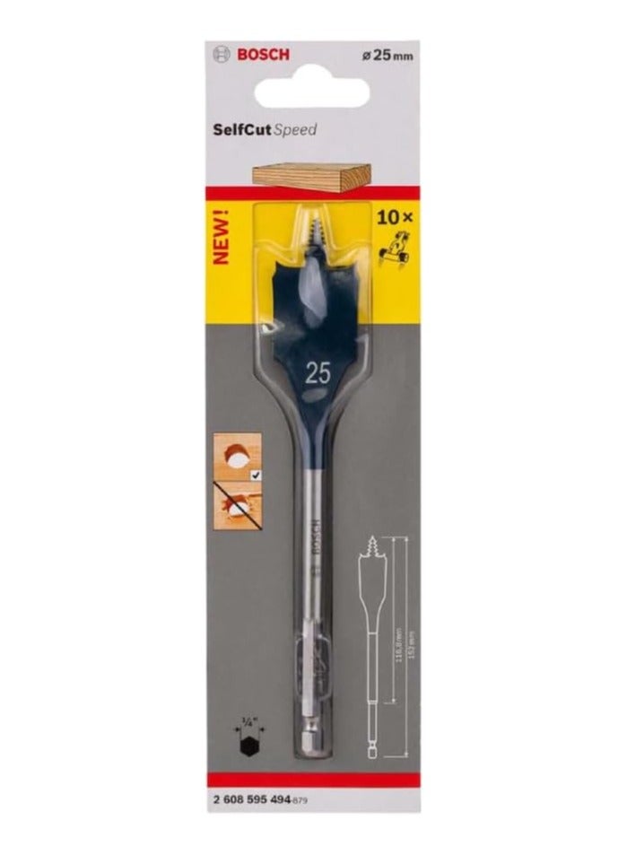 BOSCH Bosch 25×152mm Flat Drill Bit – Heavy Duty Performance - Image 3
