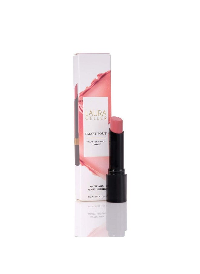 LAURA GELLER NEW YORK LAURA GELLER NEW YORK Smart Pout Transfer Proof Moisturizing Matte Lipstick, Wise  - Image 2