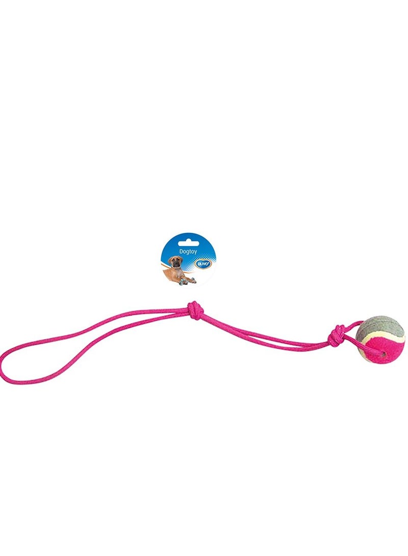 Knotted Cotton Pendulum & 1Knot & Tennis Ball Toy for Dogs 60Cm