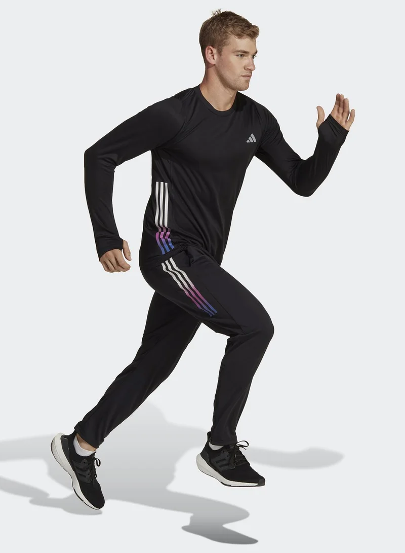 Adidas 3 Stripe Run Icons Sweatpants