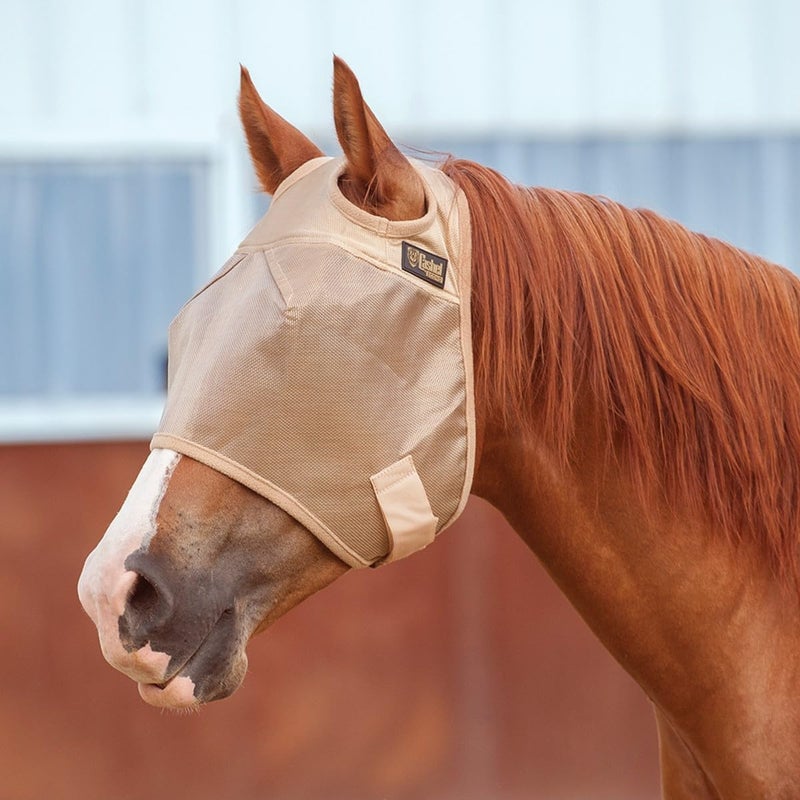 Cashel Company Economy Horse Fly Mask Tan Horse - Image 1