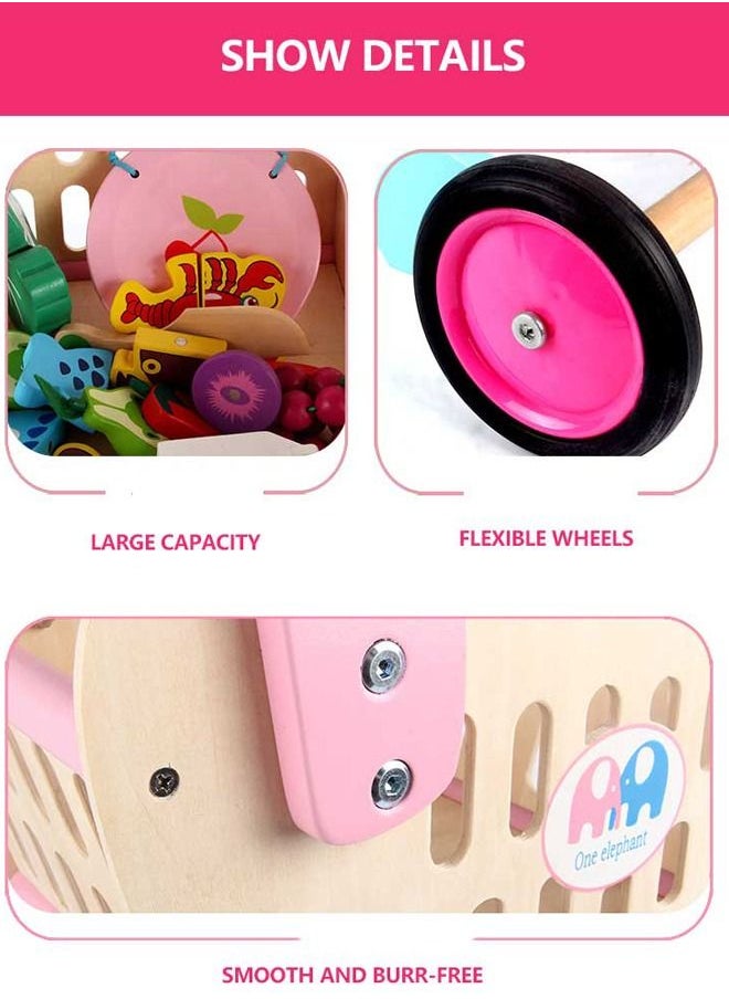 JSAITOYS - Baby Walker With Wheel Shopping Carts For Kids Fun Toys - Image 1