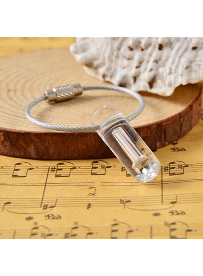 NIBEMINENT Glow In The Dark Keychain Ring Purple - Image 3