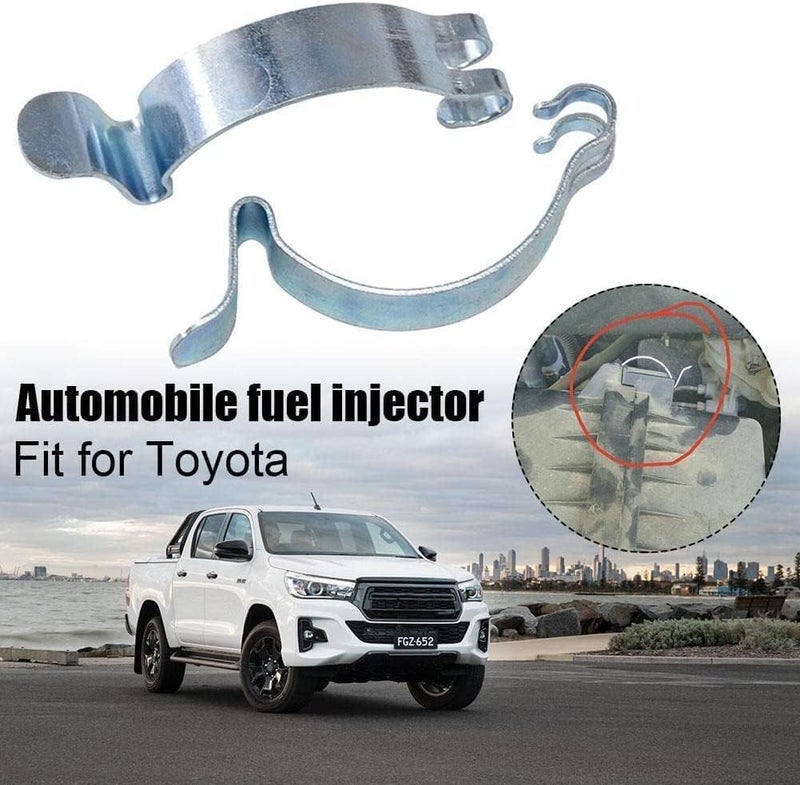 BWESOO 4PCS Silver Car Air Filter Cleaner Housing Box Lid Spring Clip Clamp for Car Air Filters Wide daily application - Image 5