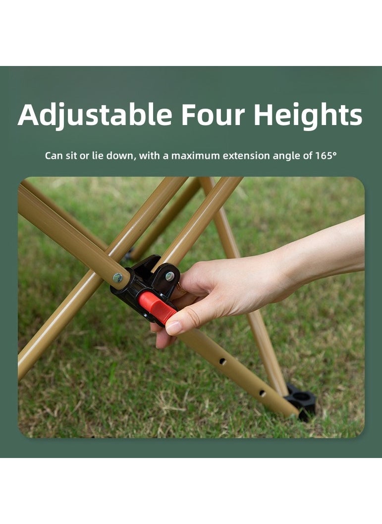 Soofam - Portable Outdoor Camping Folding Chairs Lounge Chairs Beach Chairs - Image 1