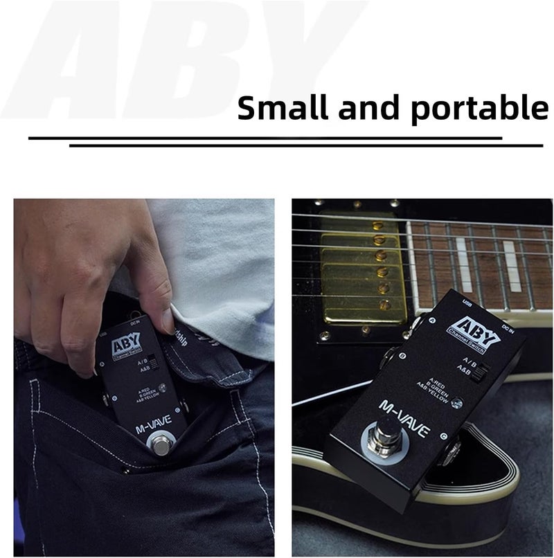 Sunydog ABY Line Selector ABY Channel Switch AB Switch Mini Guitar Effect Pedal True Bypass Guitar Bass Pedal AB Box - Image 4