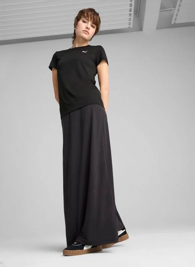 PUMA puma black Essential Logo T-Shirt for Women | Best Price UAE