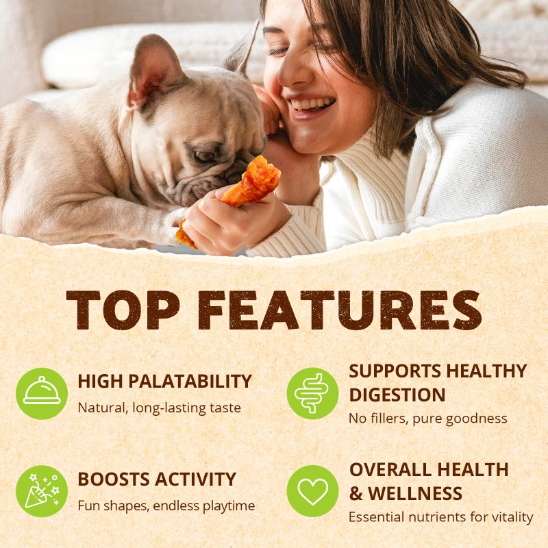 A Freschi srl Afreschi Turkey Tendon for Dogs, Dog Treats for Signature Series, All Natural Human Grade Puppy Chew, Turkey Sourced from USA, Hypoallergenic, Rawhide Alternative, 1 Unit/Pack Strip - Image 4