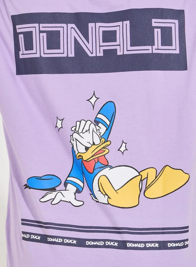 Styli Styli Oversized Donald Duck Graphic Print T-Shirt