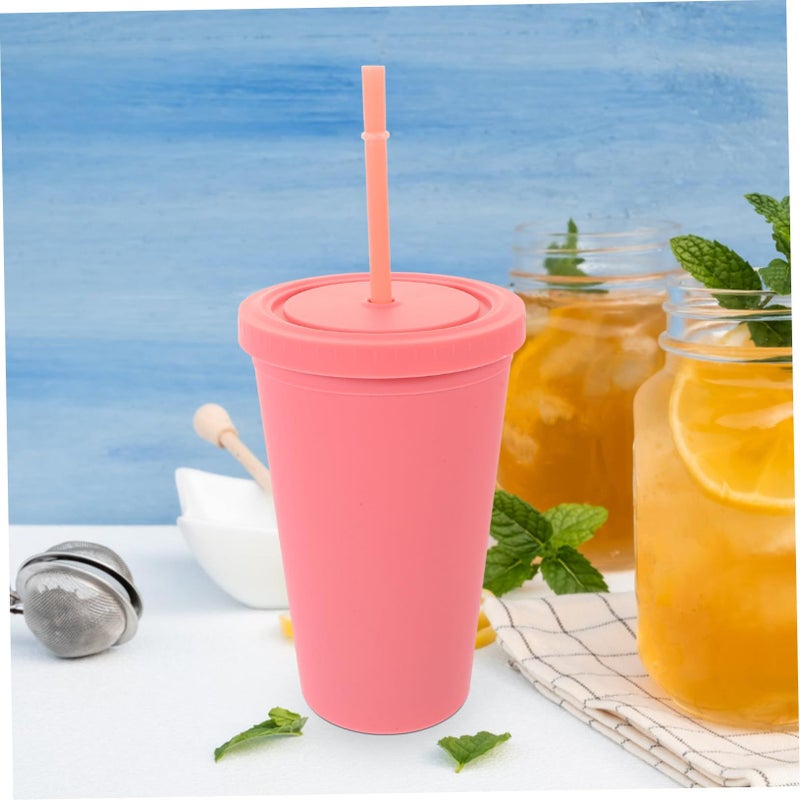 Double Walled Insulated Straw Cups Leakproof Lids 4 Pack For Kids Adults Outdoor - Image 5