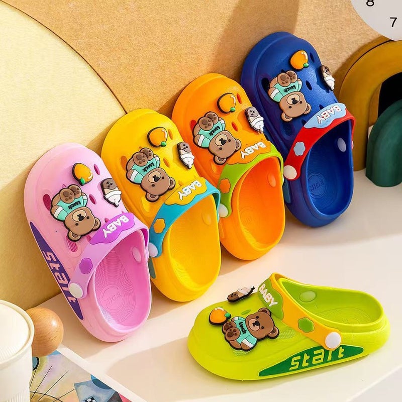 Summer Children'S Cartoon Cave Shoes Sandals Outdoor Baotou Beach Cave Shoes Hollow Breathable Home Cave Shoes - Image 2