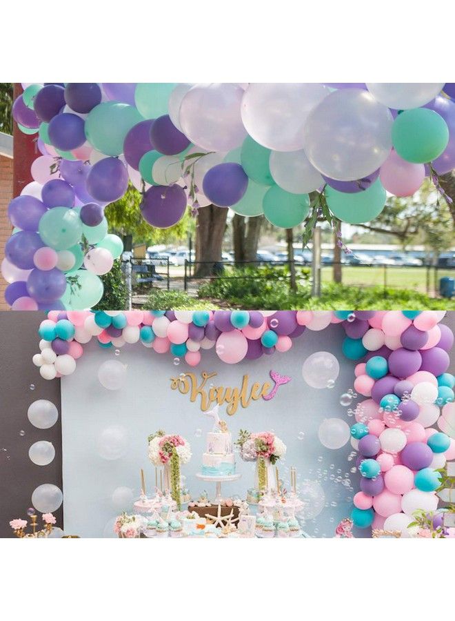 Amandir 168Pcs Unicorn Balloons Arch Garland Kit, Pink Purple Aqua Blue Confetti Latex Balloons For Unicorn Birthday Decorations For Girls Wedding Baby Shower Party Supplies - Image 5