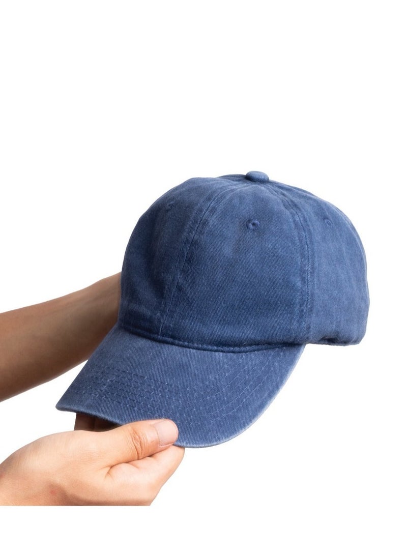 ايه ار سابلاي Ar Washed Cap من Arij Bags | كاب قطن مغسول، حزام قابل للتعديل، خفيف، جيد التهوية، للاستخدام اليومي (كحلي) - Image 2