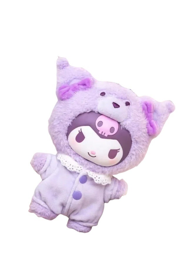 general Sanrio Family Latte baby Vinyl Plush Pendant Taro Latte-Kuromi Tide Play Doll Pendant Doll the best Gift for family and friends - Image 1