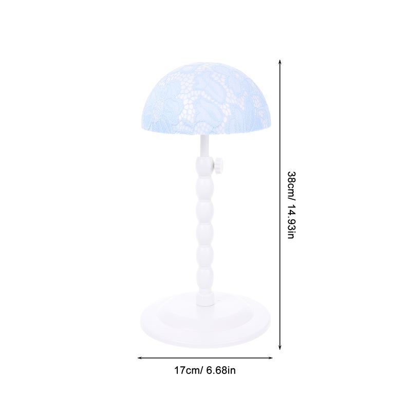 Wig Stand Hat Display Stand Wig Display Rack Adjustable Fabric Cap Rack For Showcasing Wig Stand Hat Display Stand - Image 3