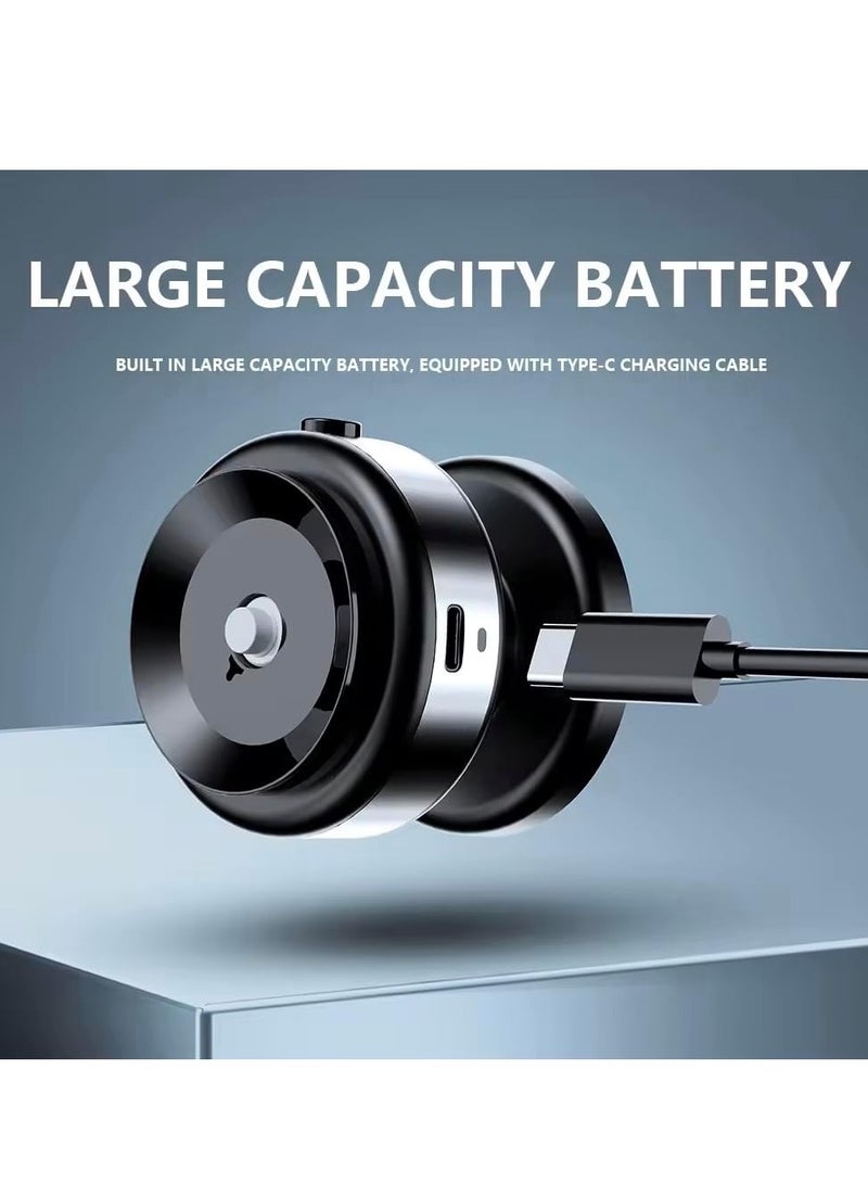 ELTRAZONE Magnetic Suction Phone Holder for Car, Mirror, Gym - 360°Rotation Magnetic Car Cell Phone Holder - Compatible with Metal and Glass Surface (Silver) - Image 4