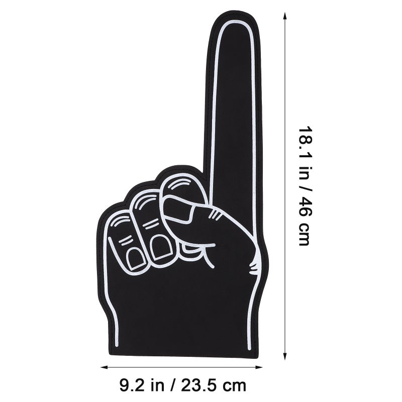 6 Pcs Foams Fingers Giant Hands Cheerleading Prop Party Noisemaker Sports Party Favors - Image 3