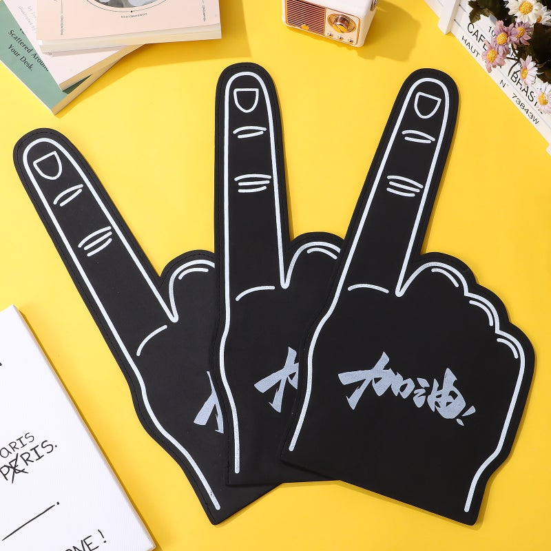 6 Pcs Foams Fingers Giant Hands Cheerleading Prop Party Noisemaker Sports Party Favors - Image 5