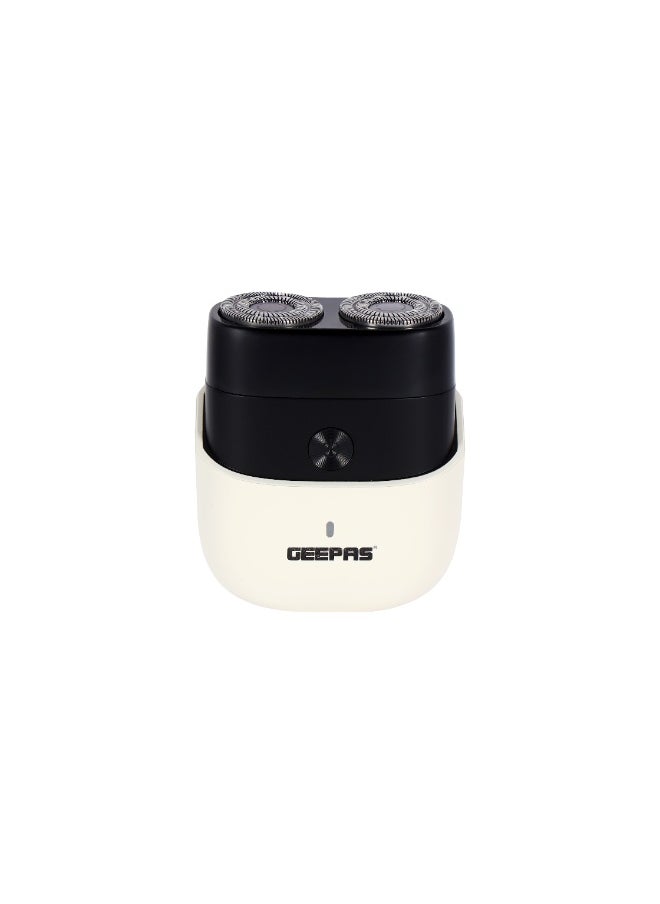 Pocket Shaver Waterproof IPX7 Design, Cord and Cordless Use, Compact and Travel Size | 2 Floating Heads, One-Press Operation, Perfect for Shaving | GSR57518UK
