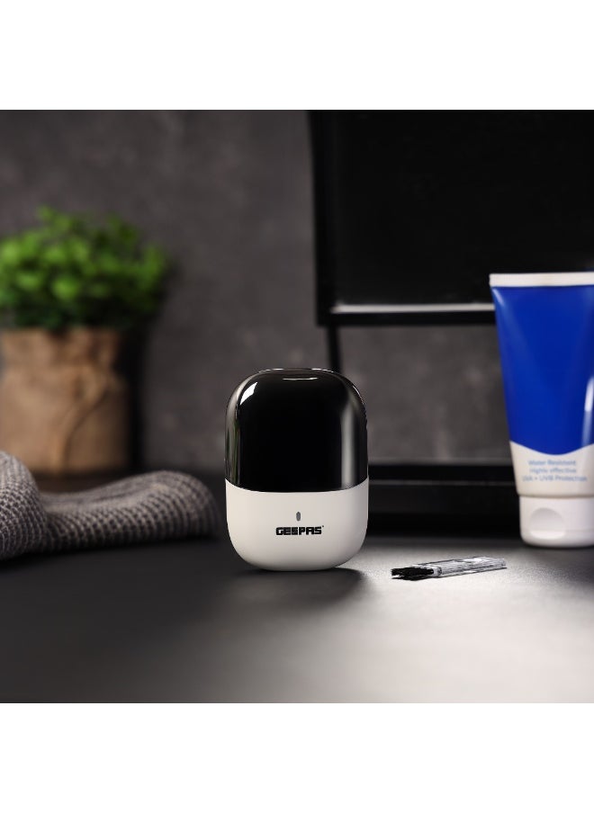 Pocket Shaver Waterproof IPX7 Design, Cord and Cordless Use, Compact and Travel Size | 2 Floating Heads, One-Press Operation, Perfect for Shaving | GSR57518UK