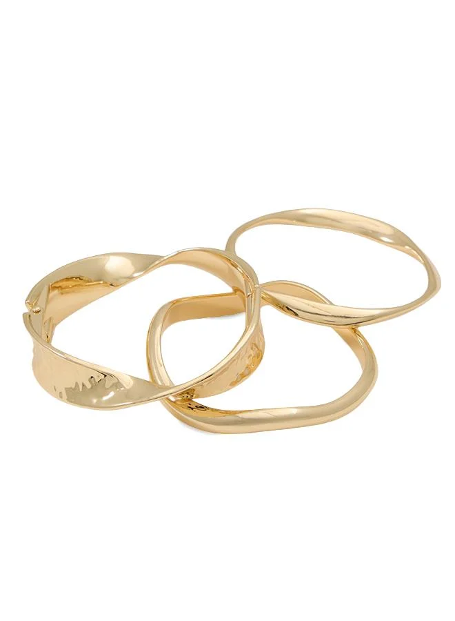 Twistedstack Ladies Gold Bracelet