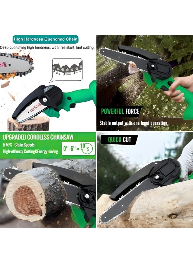 تورنيدو اكس بي  منشار حطب بطارية 8 بوصة 20 فولت من تورنادو – خفيف الوزن، لاسلكي، مزود ببطاريتين لأداء قوي ومتنقل - Image 2