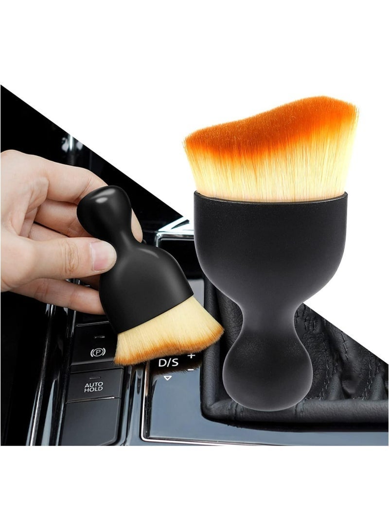 Car Interior Dust Brush, Car Detailing Brush, Soft Bristles Detailing Brush Dusting Tool - Image 1