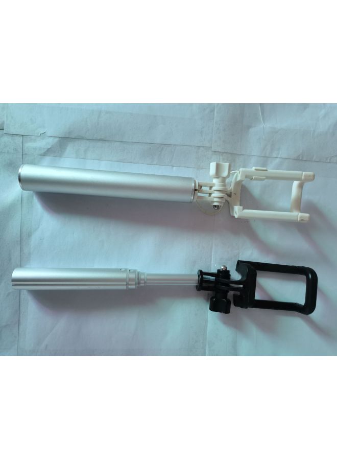Double Slot Concave Fan Self-timer Live Broadcast Bracket Multi-function Telescopic Rod Car UAV Artificial Intelligence Telescopic Manufacturer-Color:Black/Silver  - Image 3