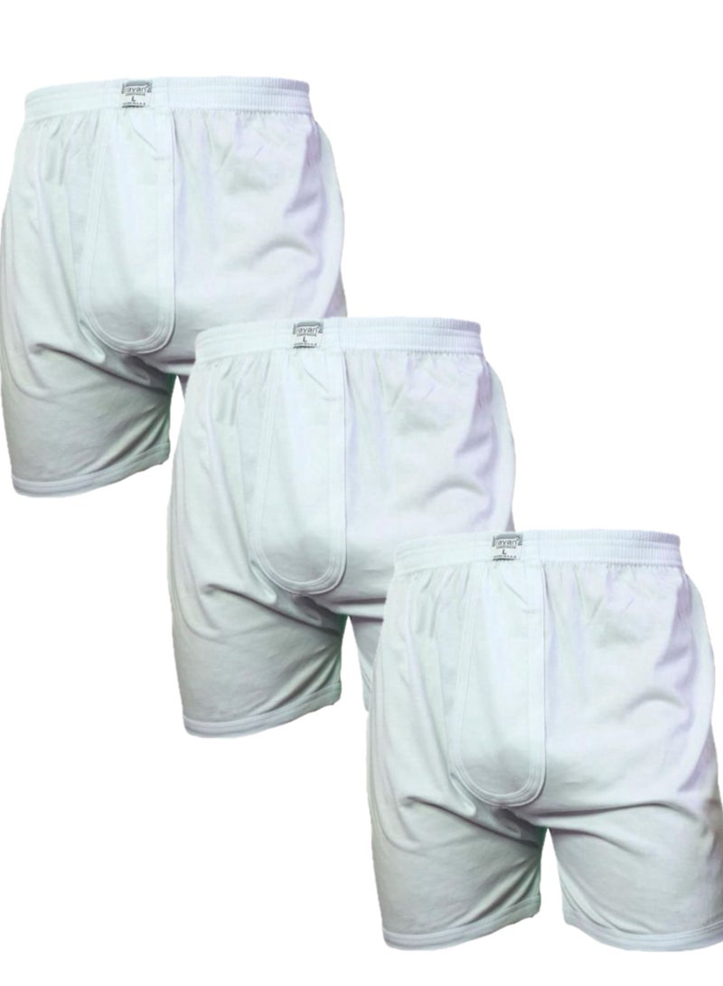 Rayan 3 - Pieces RAYAN Cotton 100% Short Boxer white - Image 1