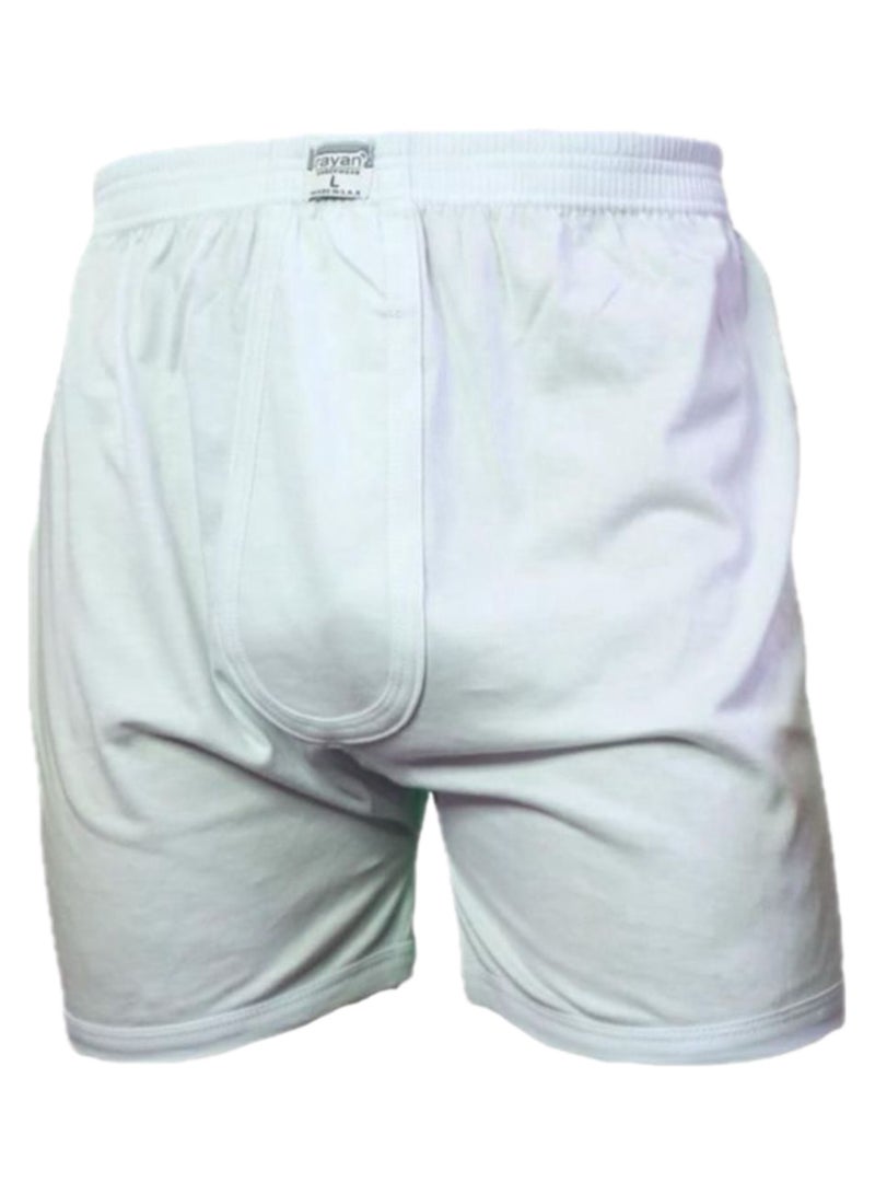 Rayan 3 - Pieces RAYAN Cotton 100% Short Boxer white - Image 2