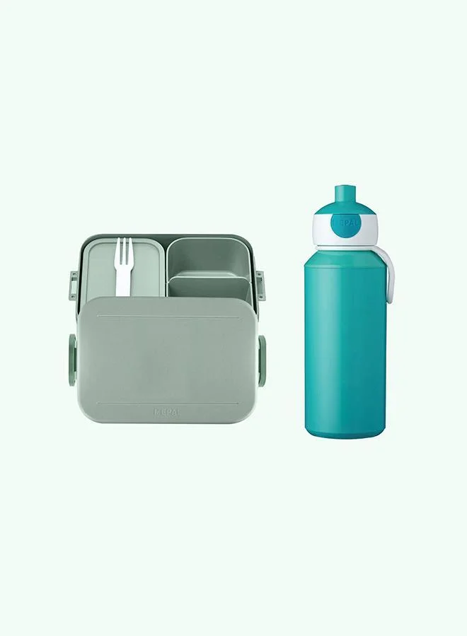 Share the Love 2 Piece Combo Set - Water Bottle and Medium Lunch Box