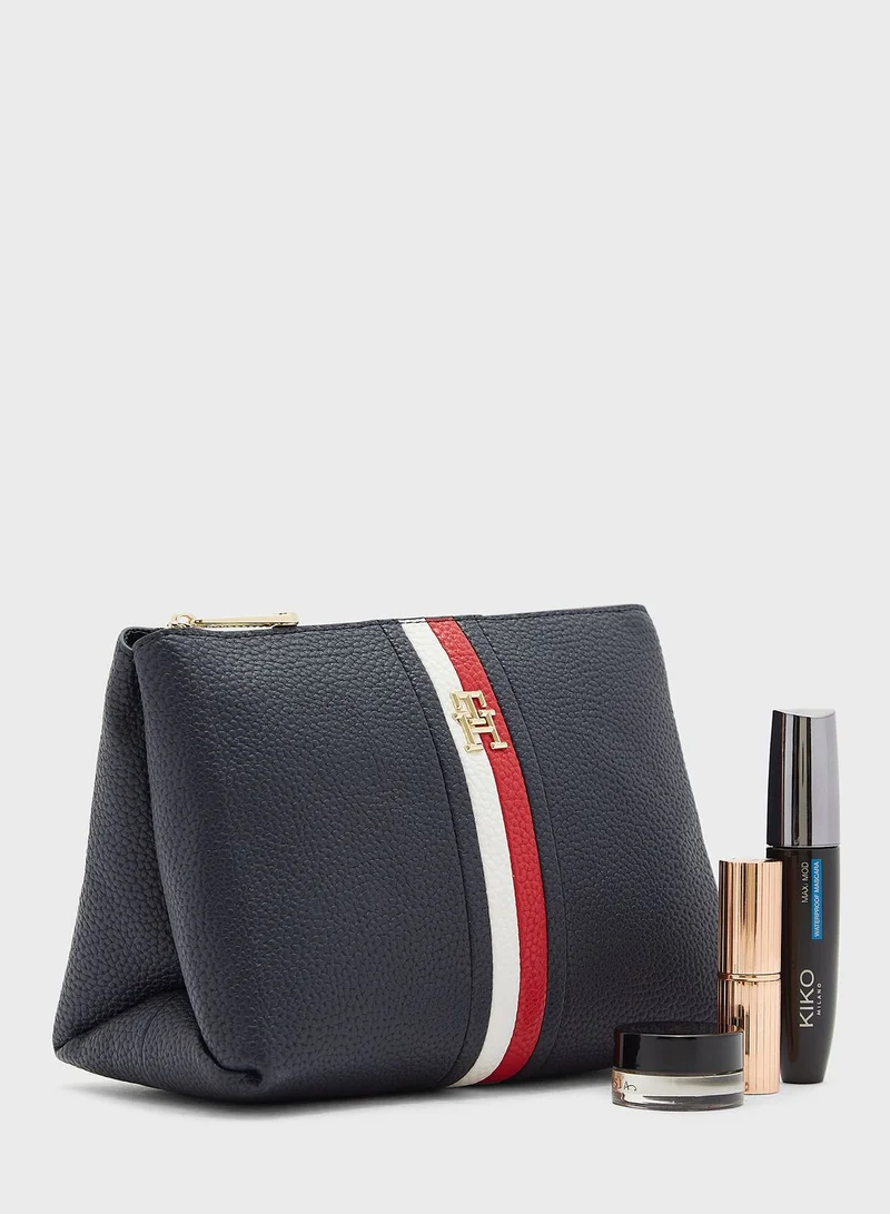 TOMMY HILFIGER Emblem Zip Detail Purse