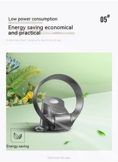 Cool Baby COOLBABY Bladeless Fan Household Electric Fan Wall-mounted Electric Fan Desktop Remote Control Floor Fan Air Circulation Fan  - Image 2